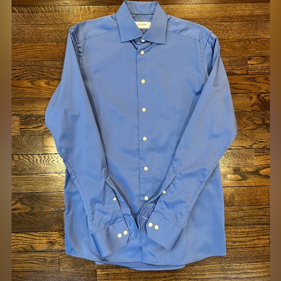 Men’s Eton Dress Shirt - Contemporary Fit - Picture 1 of 2